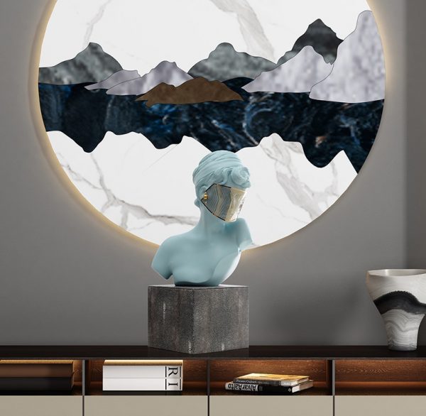Sculpture decoration-Hotel decoration-抽象雕塑-大堂擺設-軟裝佈置--創意擺設