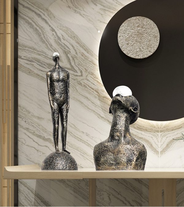 Sculpture decoration-Hotel decoration-抽象雕塑-大堂擺設-軟裝佈置--創意擺設