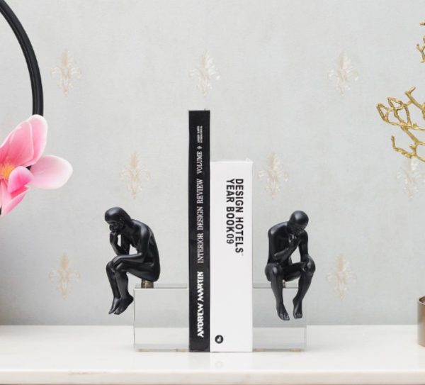 bookend-書架-書擋-書架-辦公用品-書靠-辦公風水-沉思者